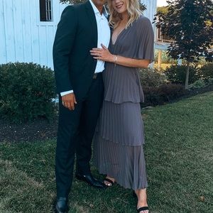 ASOS Purple ruffle maxi dress. Size 10.